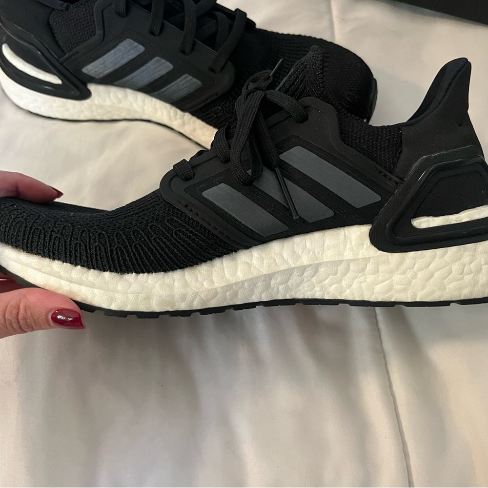 adidas Ultraboost 20 W Black and White Sneakers